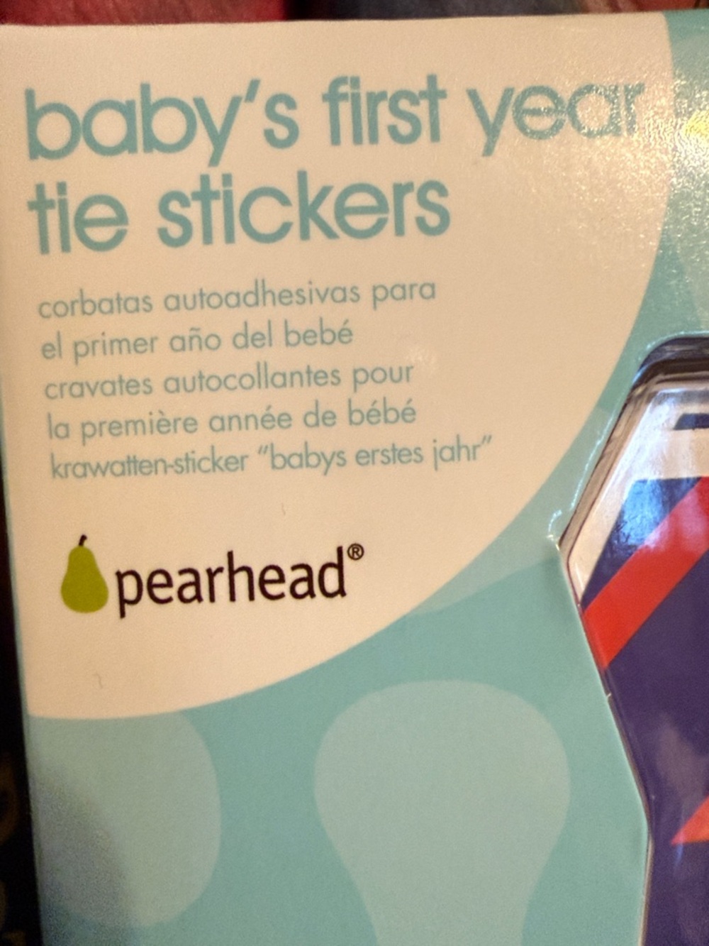 Pearhead Baby’s First Year Photo tie belly stickers 1-12 Mo, 4 patterns, EUC - Picture 2 of 10